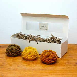 Pack 3 aromas naturales velas rosas