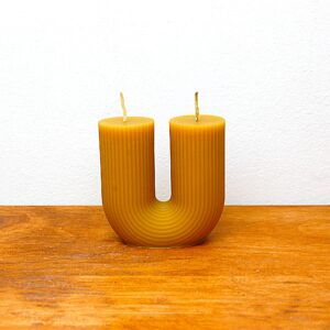 Vela Decorativa Forma De U