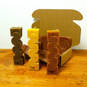 Pack 3 aromas naturales velas columna