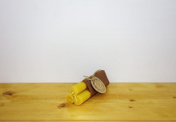 Velas de meditación 100% cera de abejas