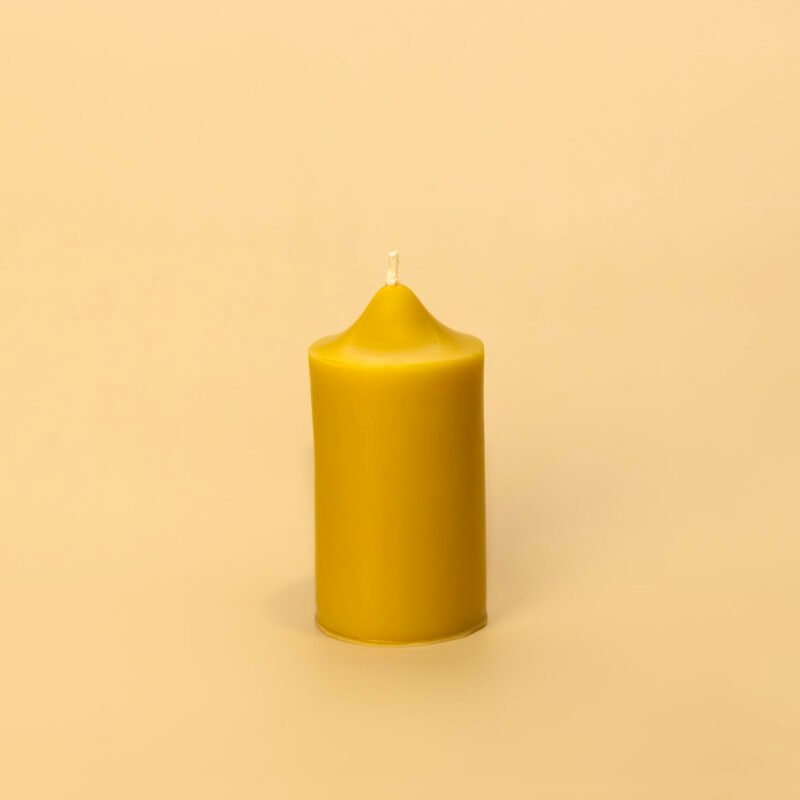 Vela luz de miel de cera de abeja 100% natural decorativas