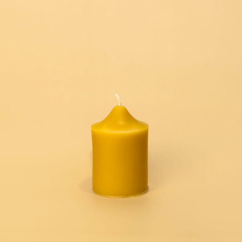 vela luz de miel de cera de abeja 100% natural decorativa