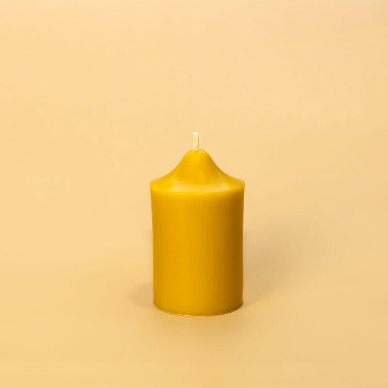 Vela luz de miel de cera de abeja 100% natural decorativa