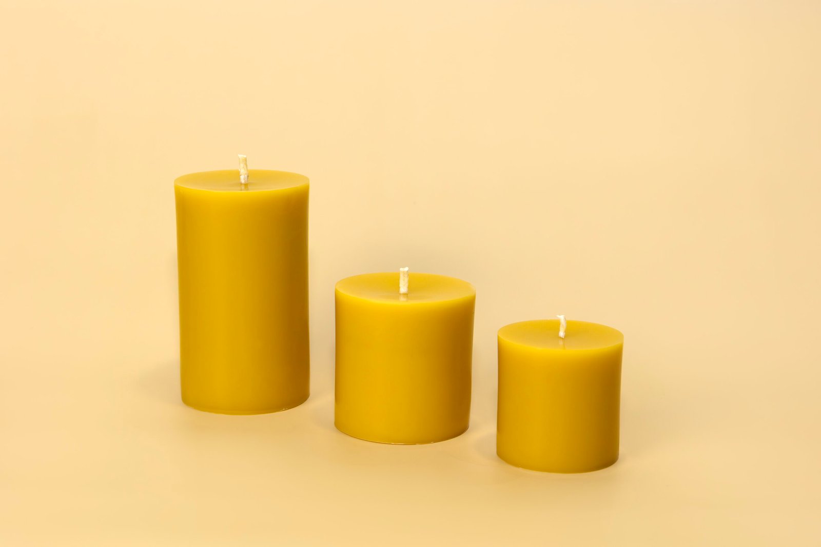 Pack de velas luz de miel de cera de abeja 100% natural