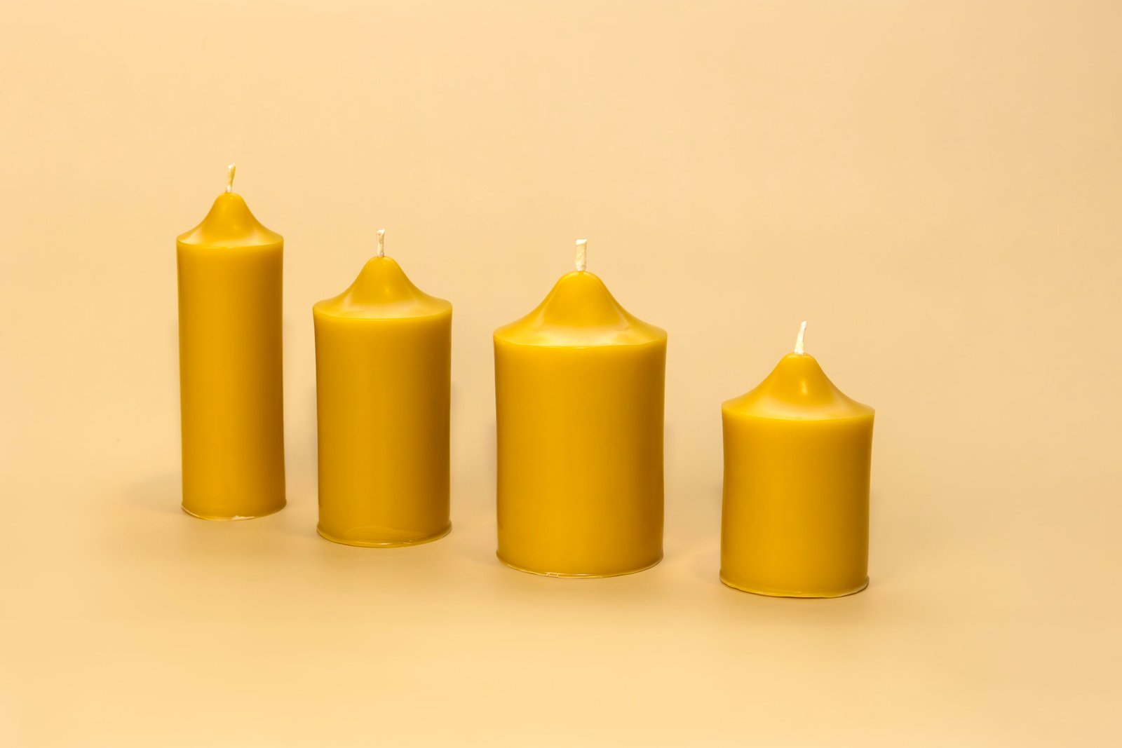 Pack de velas luz de miel de cera de abeja 100% natural