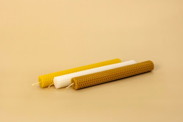 Velas de cera de abeja hechas a mano, meditación Velas de cera de abeja hechas a mano, meditación