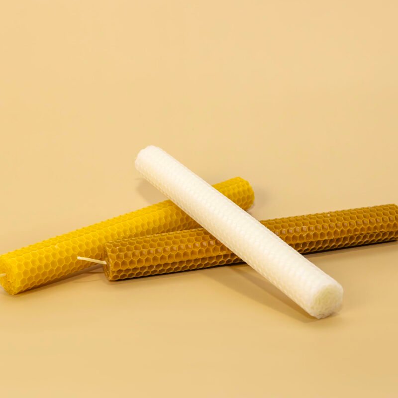 Velas de cera de abeja hechas a mano, meditación