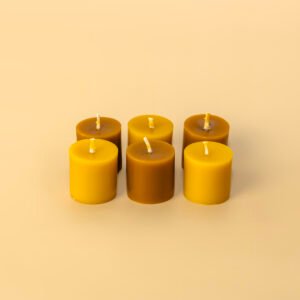 Set de velas ecoluz mini de cera de abeja pura 100% natural, artesanales Set de velas ecoluz mini de cera de abeja pura 100% natural, artesanales