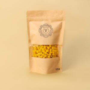Pellets de cera de abeja 100% natural para elaboración de velas